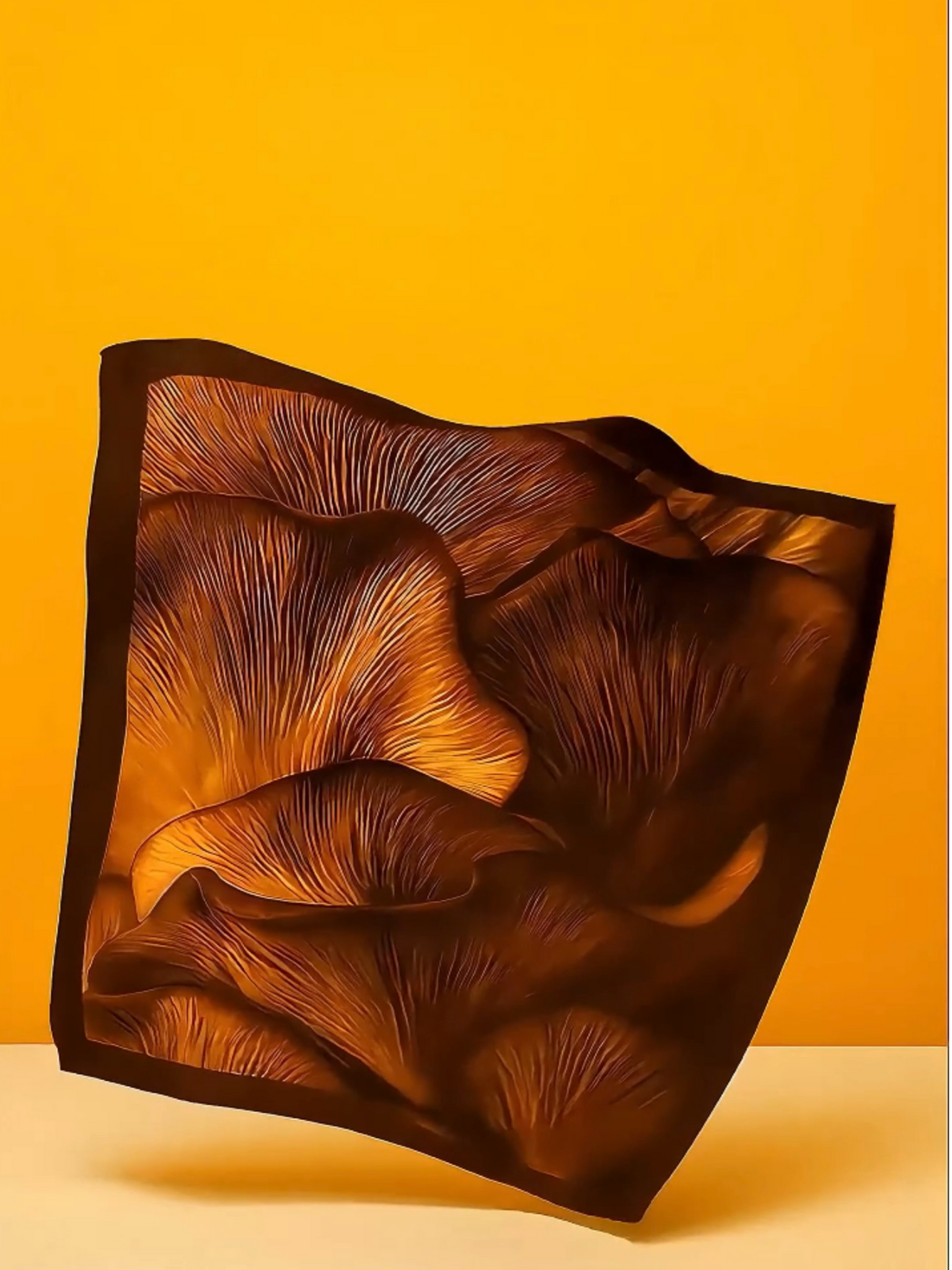 Lenço de seda Fungi | Scarf Satin