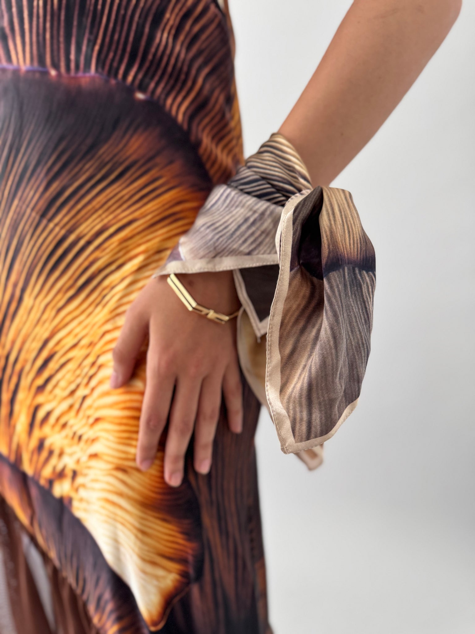 Lenço de seda Fungi | Scarf Satin